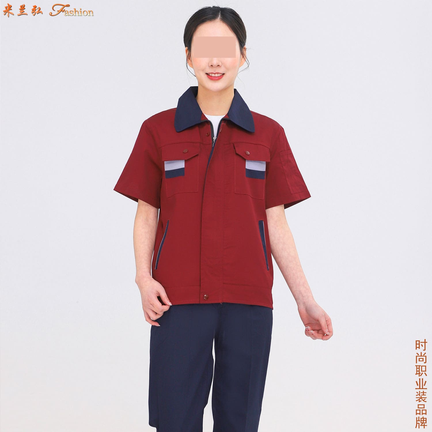 /static/upload/image/gongzuofu8sdxj/Red short sleeved engineering suit7.jpg